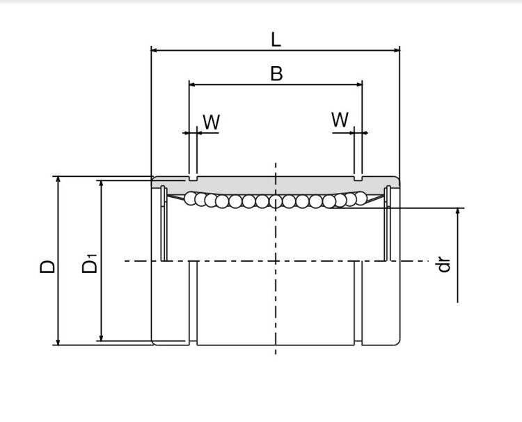 Линейный подшипник LM13UU
